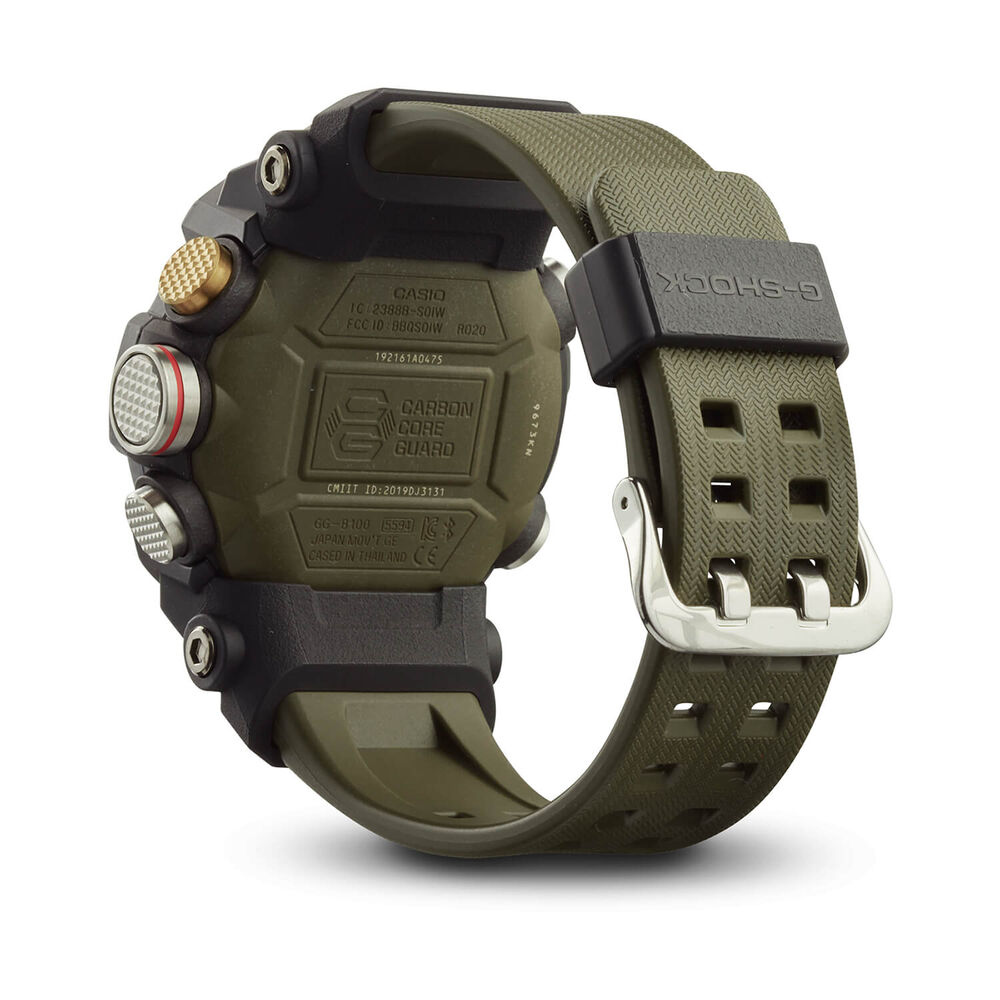 G-SHOCK Master of G Land Mudmaster 55.4mm Dial Green Resin Strap Watch image number 2