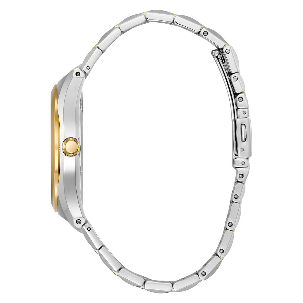 Citizen Eco-Drive Corso blue dial two-tone bracelet watch image number 1