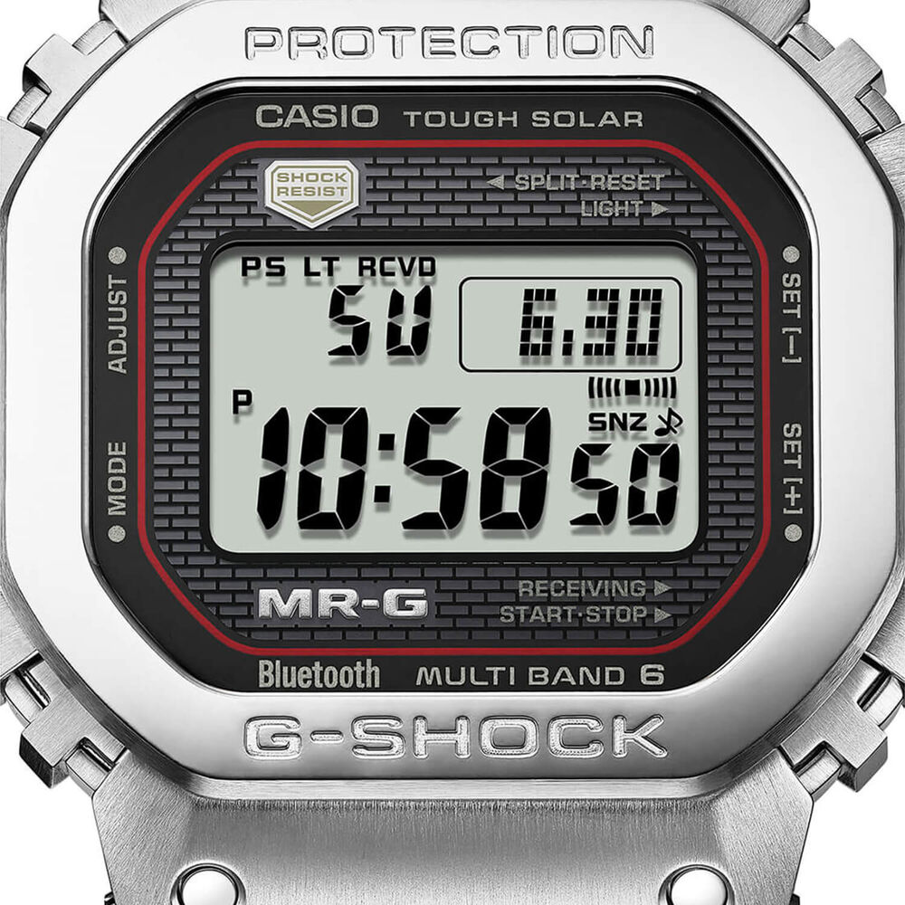 G-SHOCK MR-G 49.4mm Dial Silver Titanium Bracelet Watch image number 3