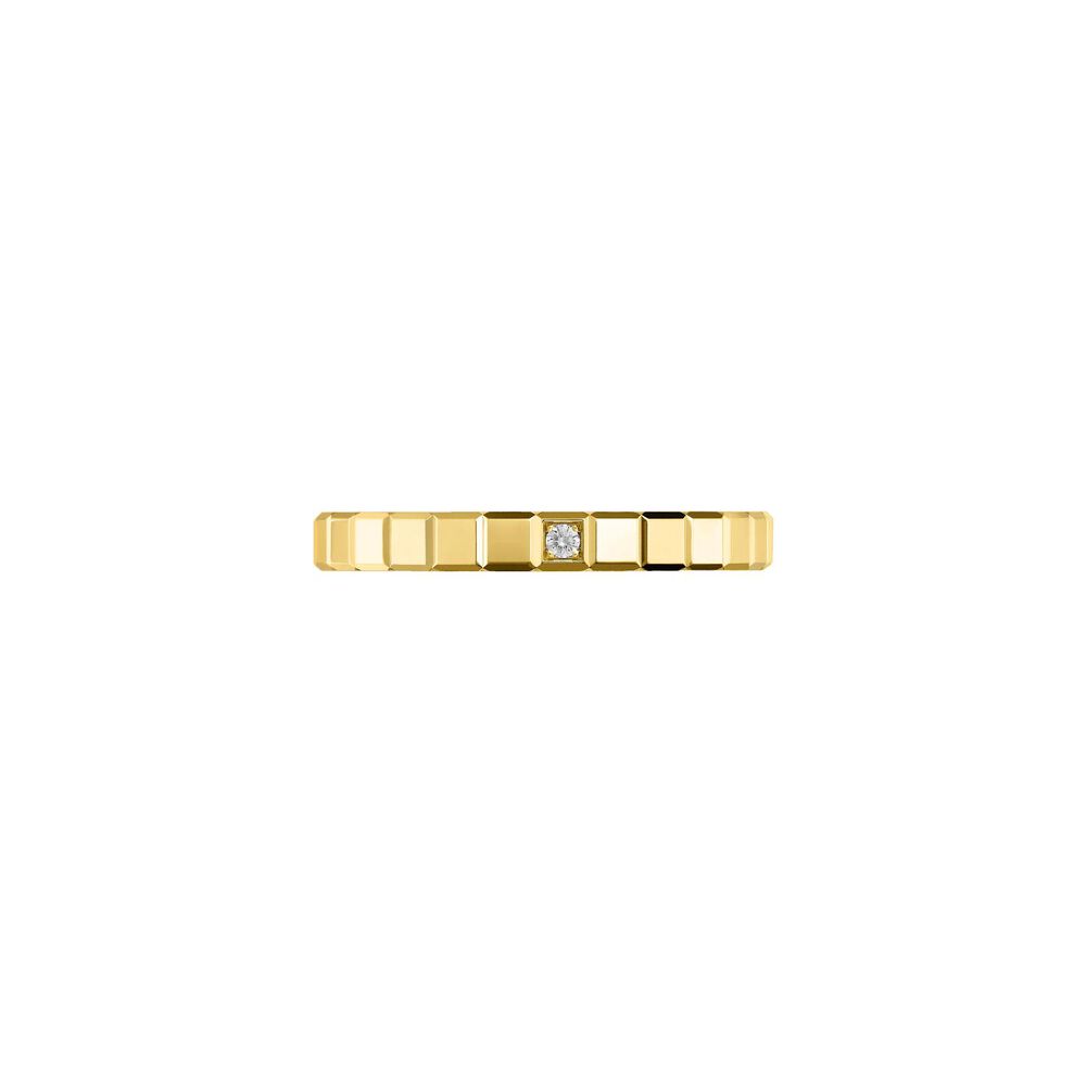 Chopard Ice Cube 18ct Yellow Gold 0.01ct Diamond Ring