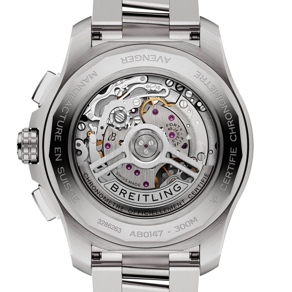 Breitling Avenger B01 Chronograph 44mm Blue Dial & Stainless Steel Bracelet Watch image number 1