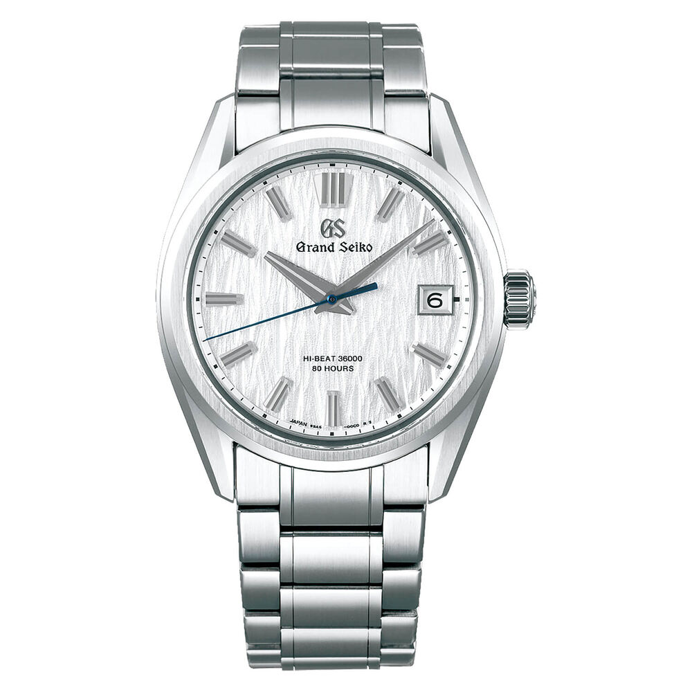 Grand Seiko Evolution 9 White Birch Spring Drive 40mm Silver Dial Watch
