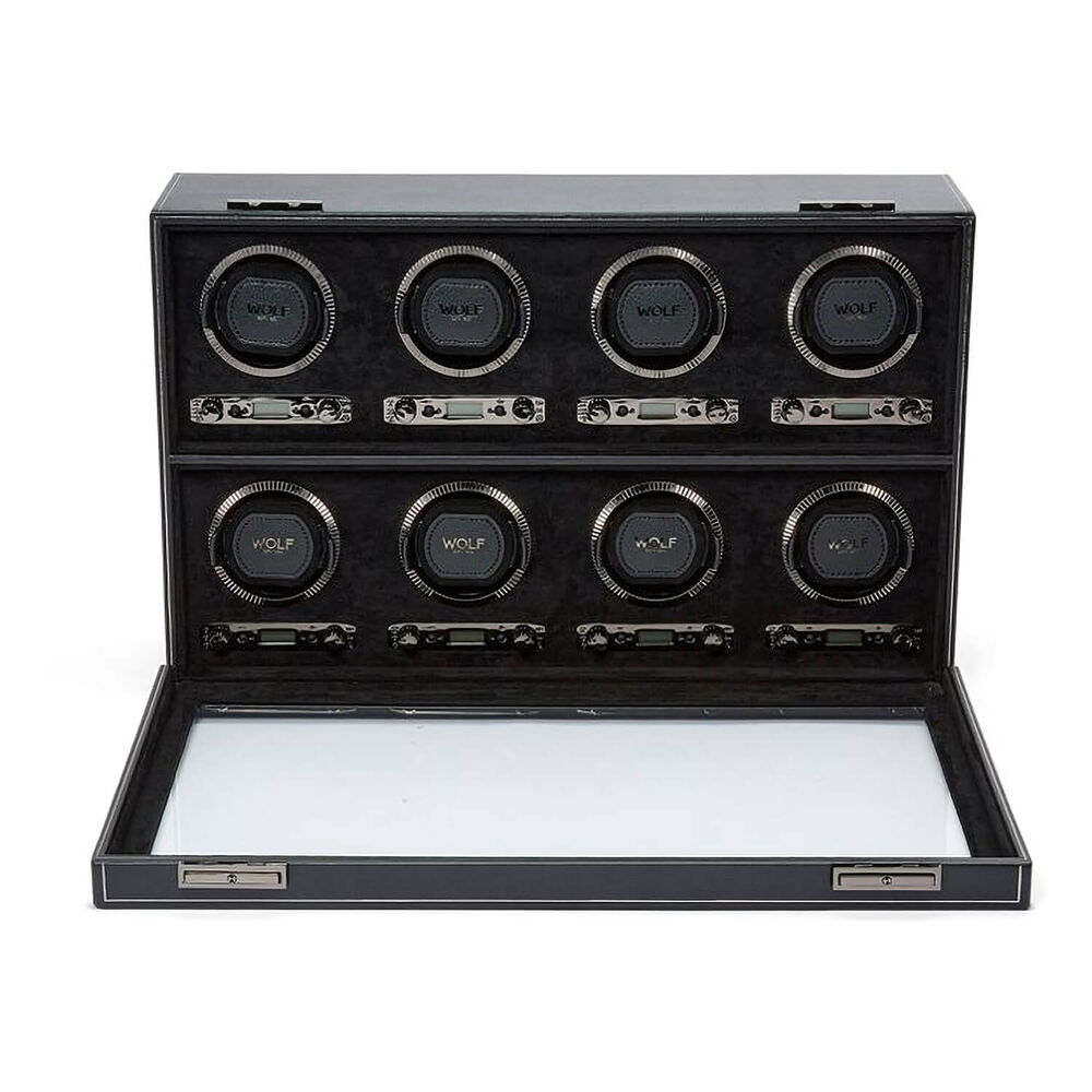 WOLF BRITISH RACING 8pc Black Watch Winder image number 4