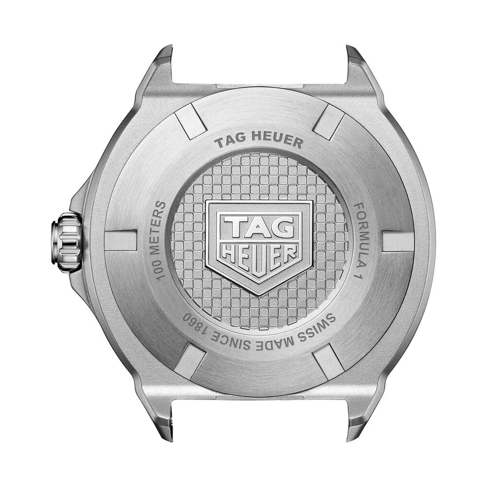 TAG Heuer Formula 1 Solargraph 38mm White Dial Black Bezel Steel Bracelet Watch image number 5