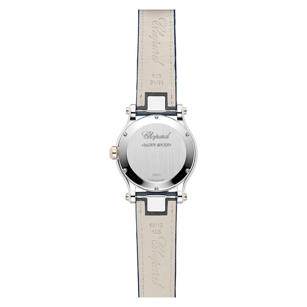 Chopard Happy Sport 36mm Blue Dial Strap Watch