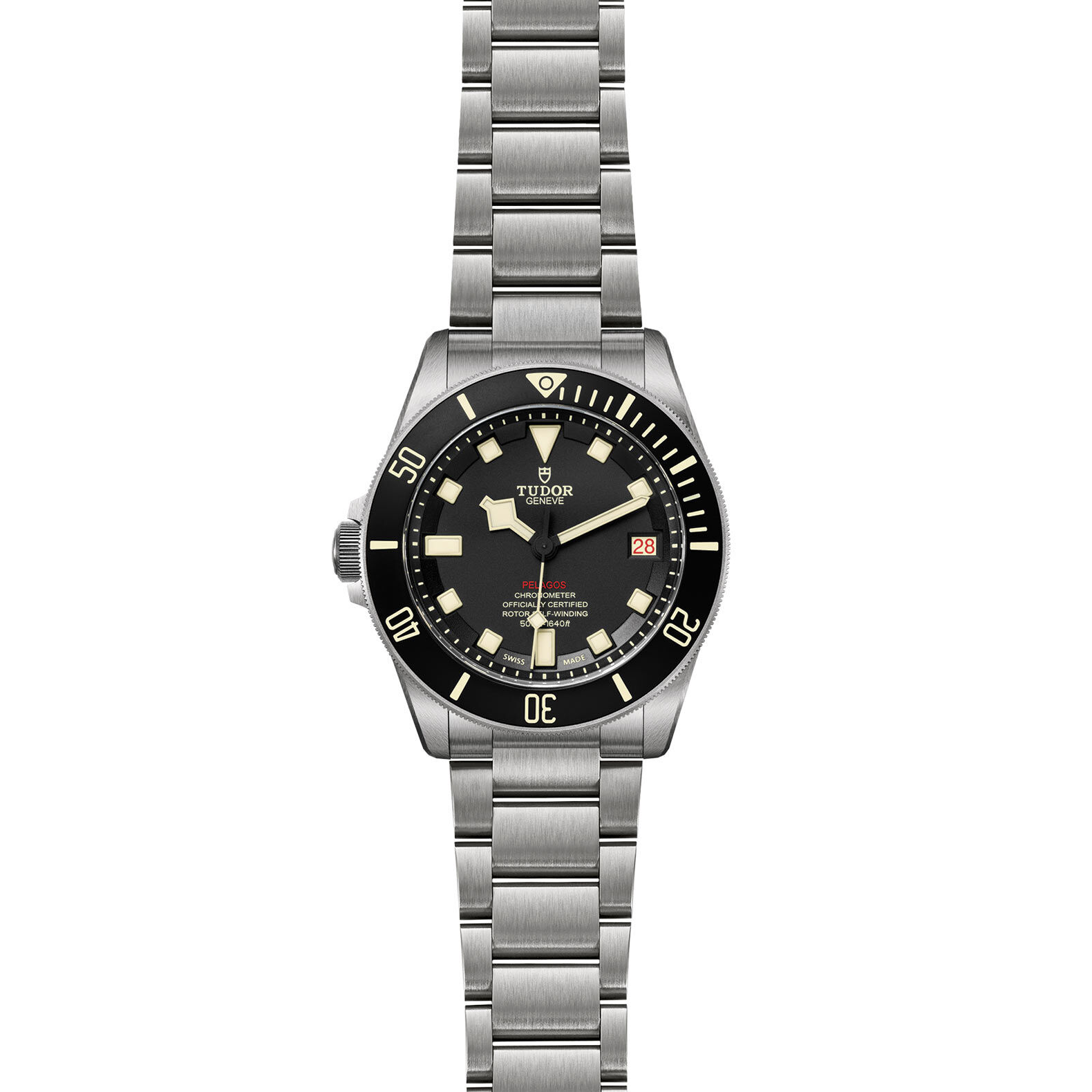 Tudor left top hand dive watch