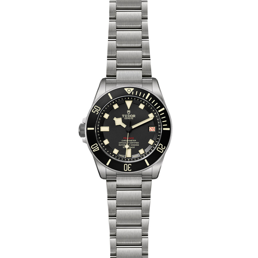 TUDOR Pelagos 42mm Black Dial Automatic Left Handed Diver Mens Watch