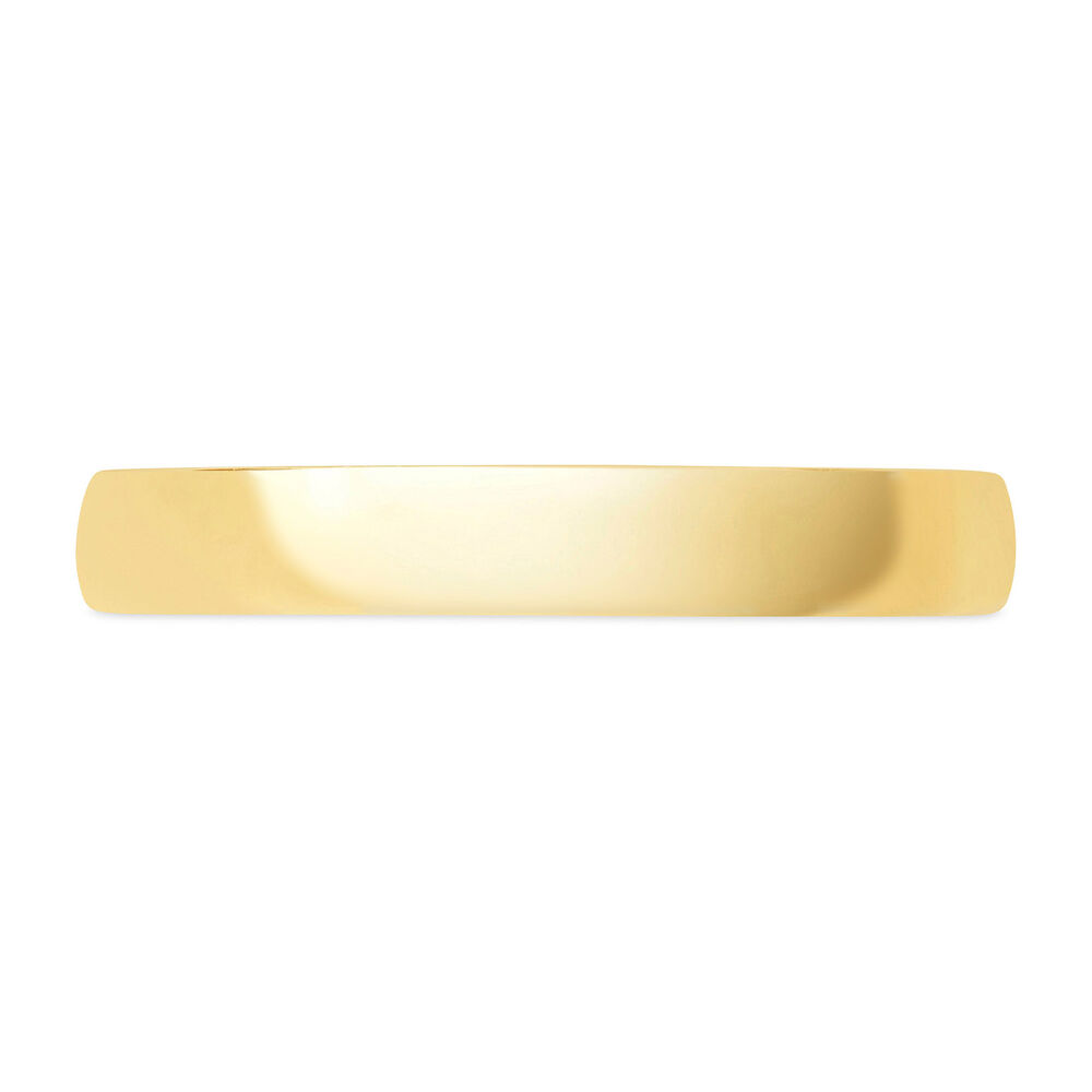 Ladies' 9ct gold 3mm superior court wedding ring image number 1