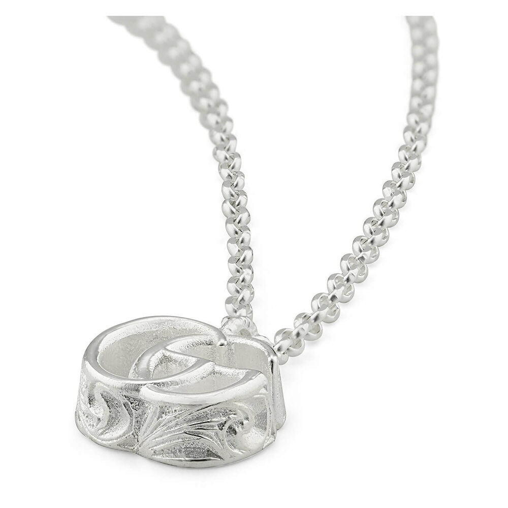 Gucci GG-Marmont Shinny G Silver Necklet image number 2