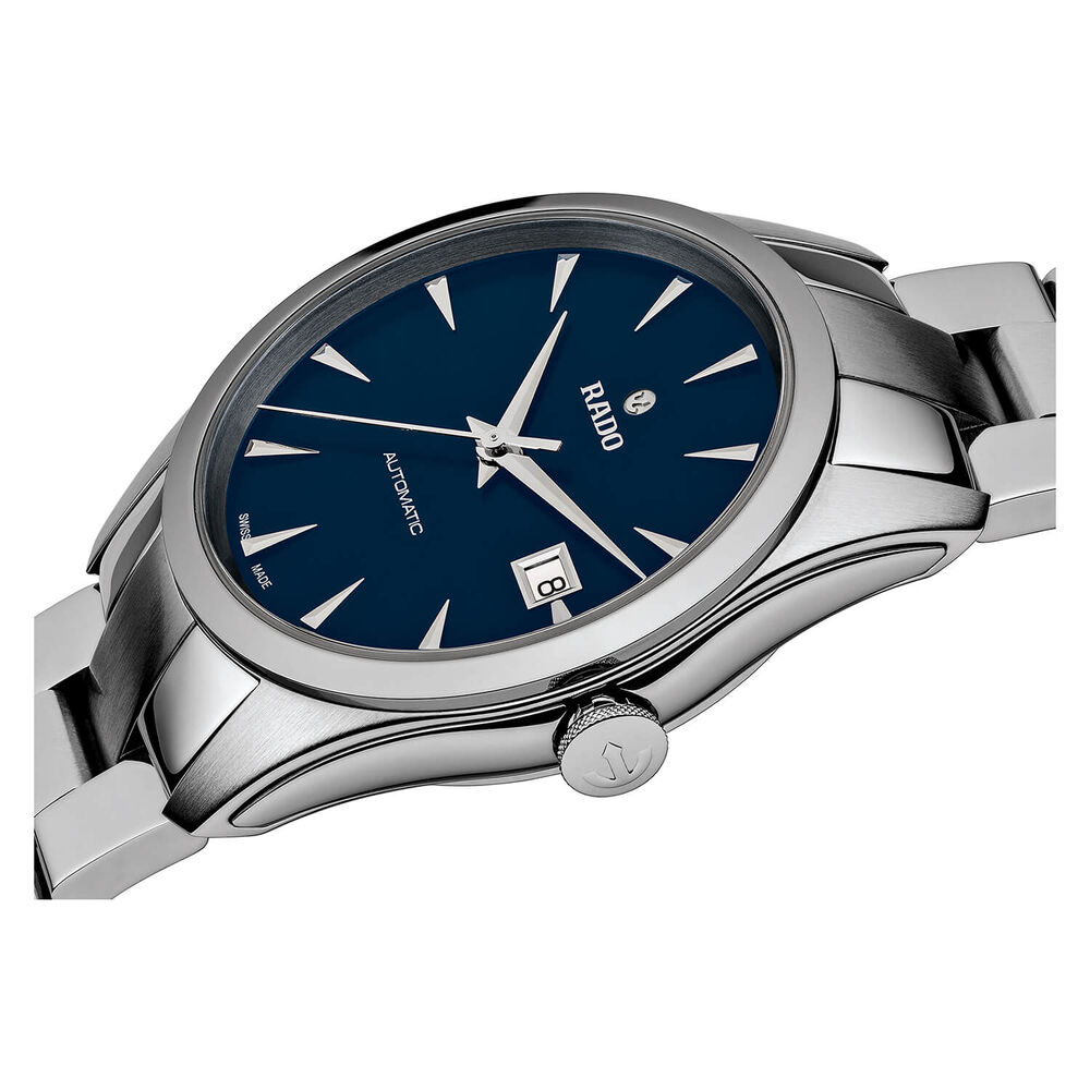 Pre-Owned Rado HyperChrome 47.5mm Blue Dial Steel Bracelet Watch