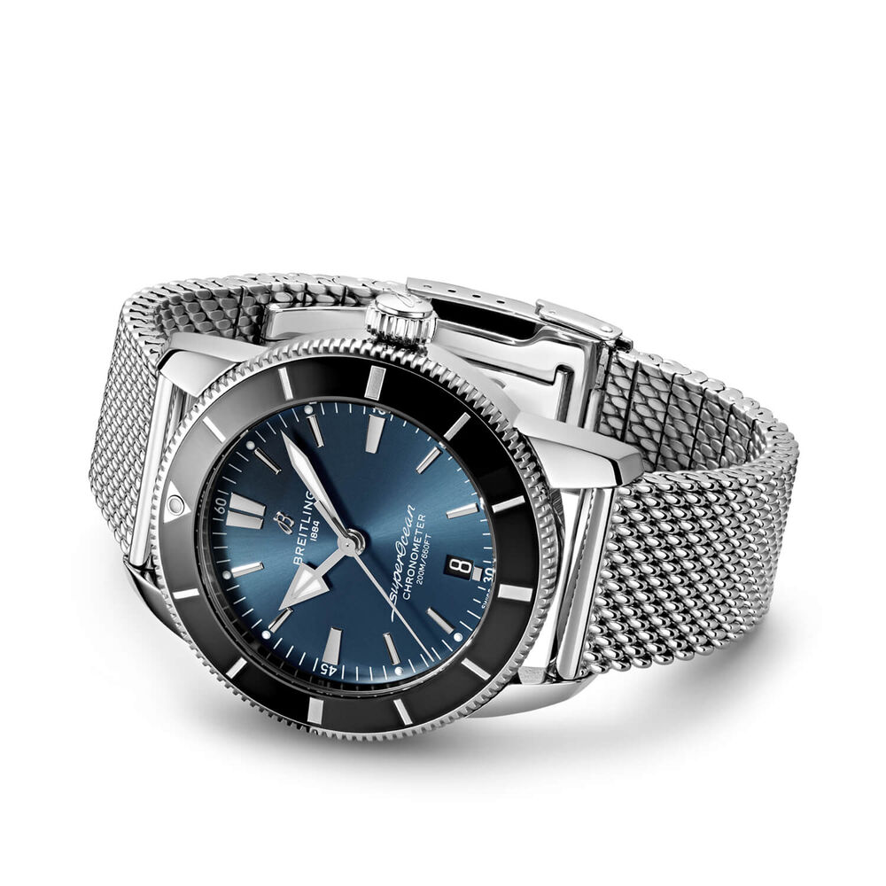 Breitling Superocean Heritage II B20 Automatic 44mm Blue Dial Stainless Steel Bracelet Watch image number 3