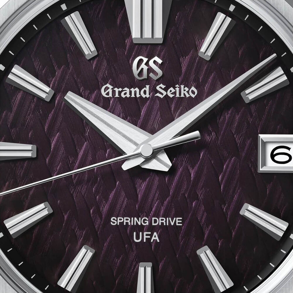 Grand Seiko ‘Violet Dawn’ Ice Forest Limited Edition 37mm Dial Steel Bracelet Watch