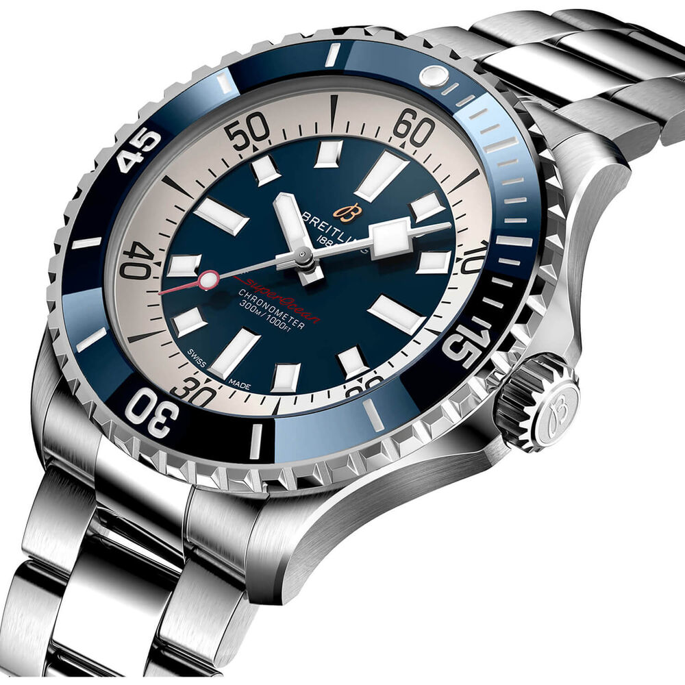 Breitling Superocean Automatic 46 Blue Dial Bracelet Watch