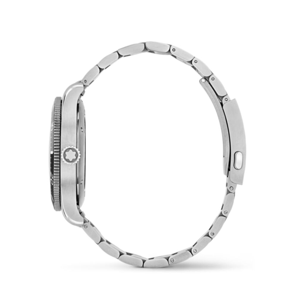 Montblanc Iced Sea 41mm Grey Glacier Dial Steel Case Bracelet Watch image number 1