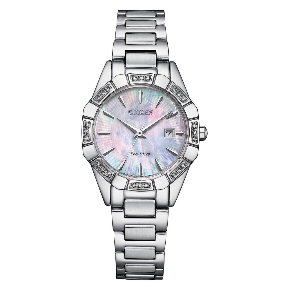Citizen Octavia Mother of Pearl Dial Steel Bracelet Watch