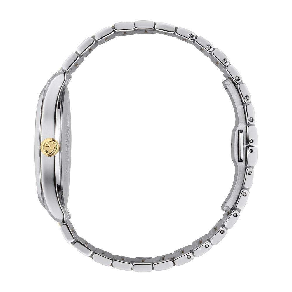Gucci G-Timeless 38mm Snake Two Tone Steel Bracelet Unisex Watch