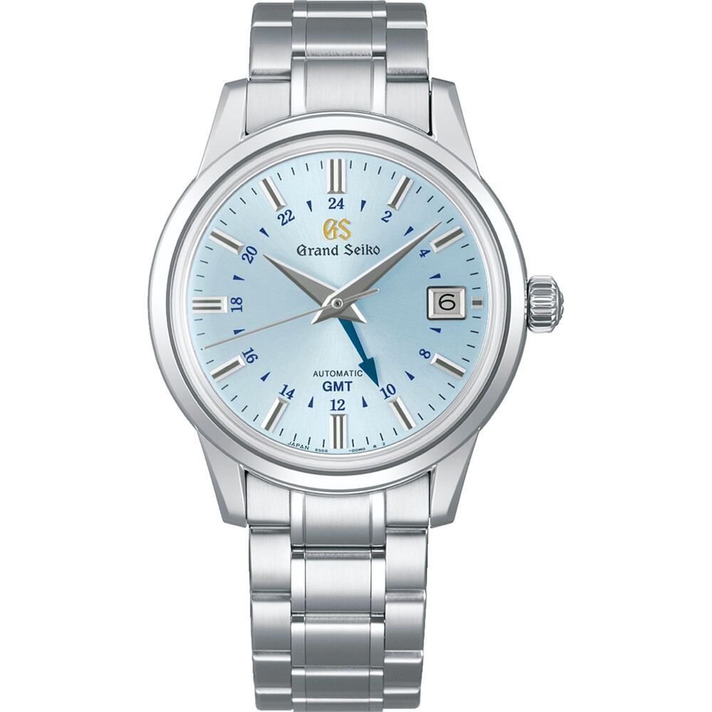 Grand Seiko Mid Heaven GMT Limited Edition 39.5mm Light Blue Dial Watch