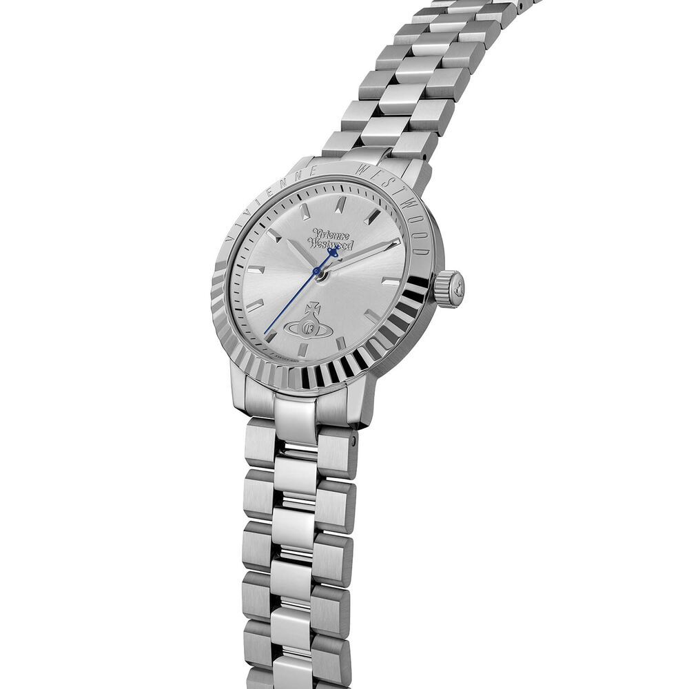 Vivienne Westwood Dulwich 34mm Silver Dial Steel Bracelet Watch image number 1