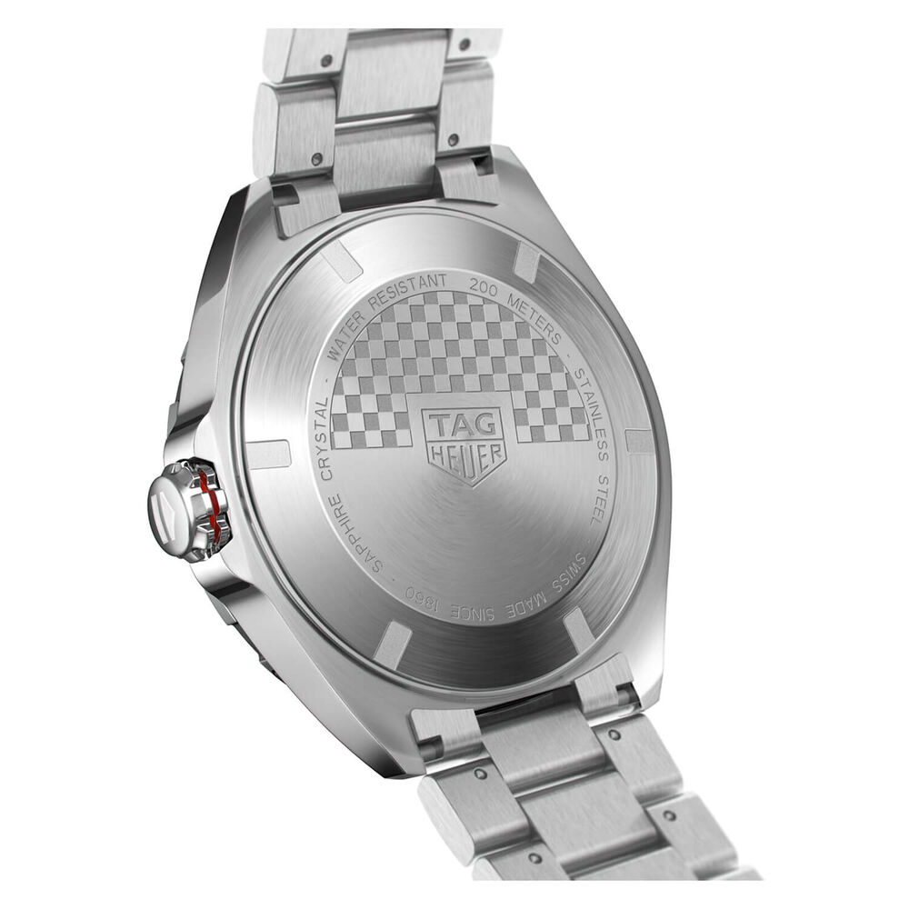 TAG Heuer Formula 1 Date 43mm Black Dial Ceramic Bezel Stainless Steel Bracelet Watch image number 3