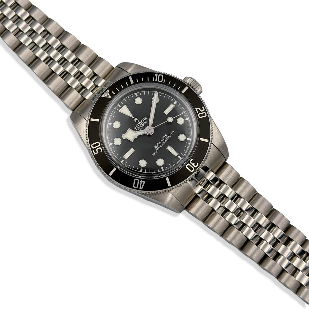Pre-Owned TUDOR Black Bay 41mm Black Dial & Bezel 5-Link Steel Bracelet Watch image number 2