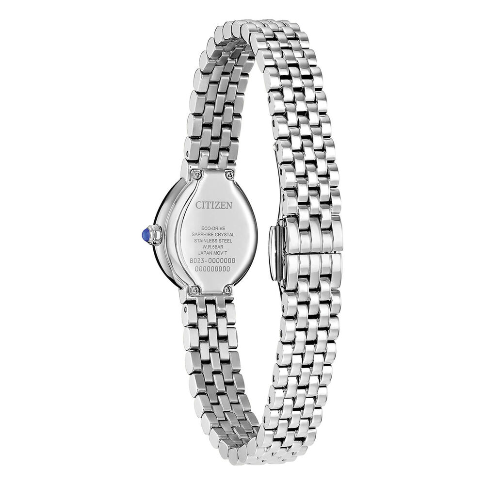 Citizen L Rainell 20mm Black Dial Steel Bracelet Watch