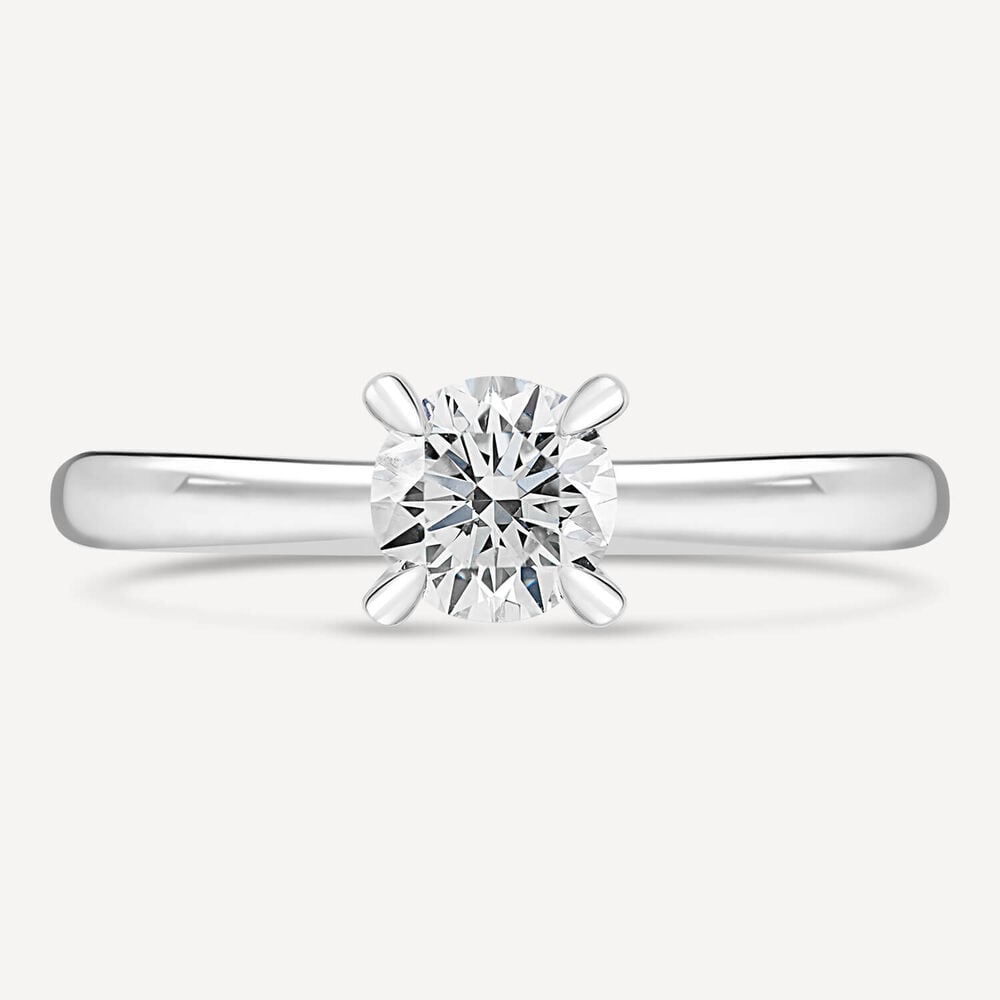 Platinum 0.60ct Amia Diamond Solitaire Ring image number 3