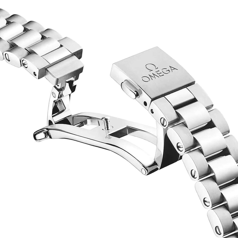 OMEGA Aqua Terra 150M 30mm Lavender Dial Steel Bracelet Watch image number 5