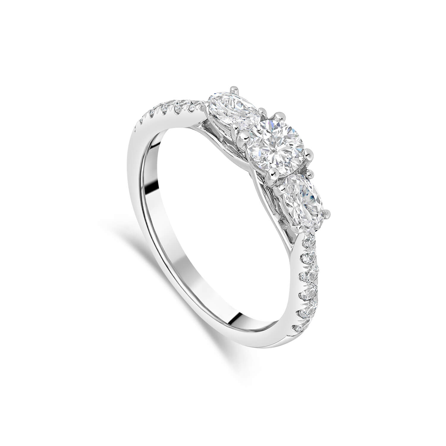 Diamond settings discount for round stones