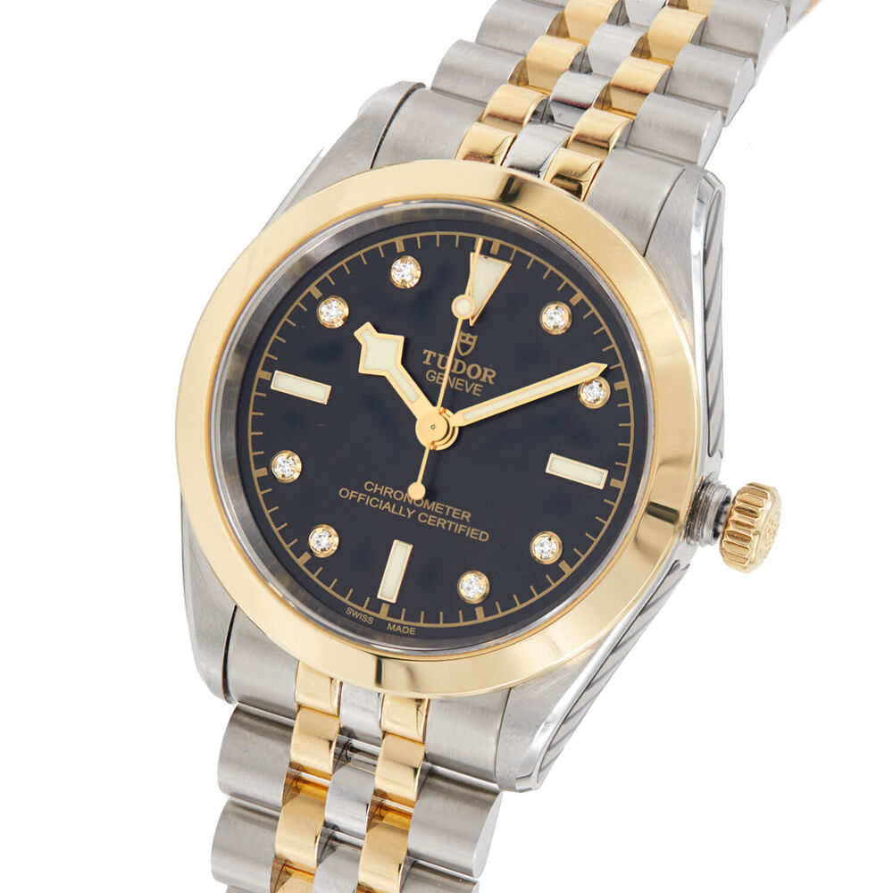 Pre-Owned TUDOR Black Bay One 31mm S&G Black Dial Two-Tone Steel Bracelet Watch