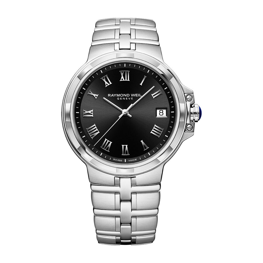 Raymond Weil Parsifal Black Dial Steel 41mm Men's Watch