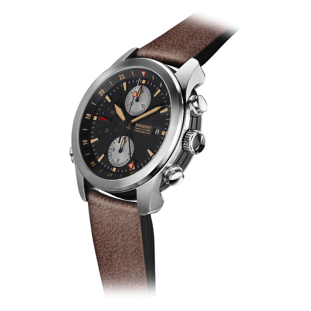 Bremont Alt1-ZT Black Dial Brown Strap Gents Watch