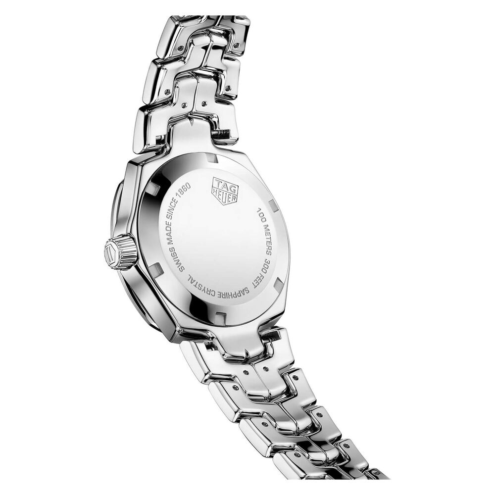 TAG Heuer Link Date 32mm Beige Dial Stainless Steel Bracelet Watch image number 3
