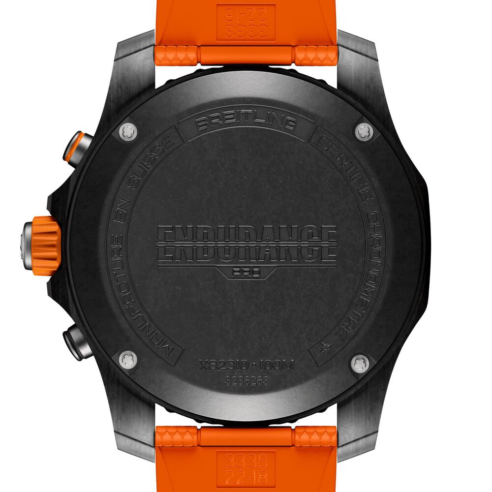 Breitling Endurance Pro 44mm Orange Rubber Strap Watch image number 4