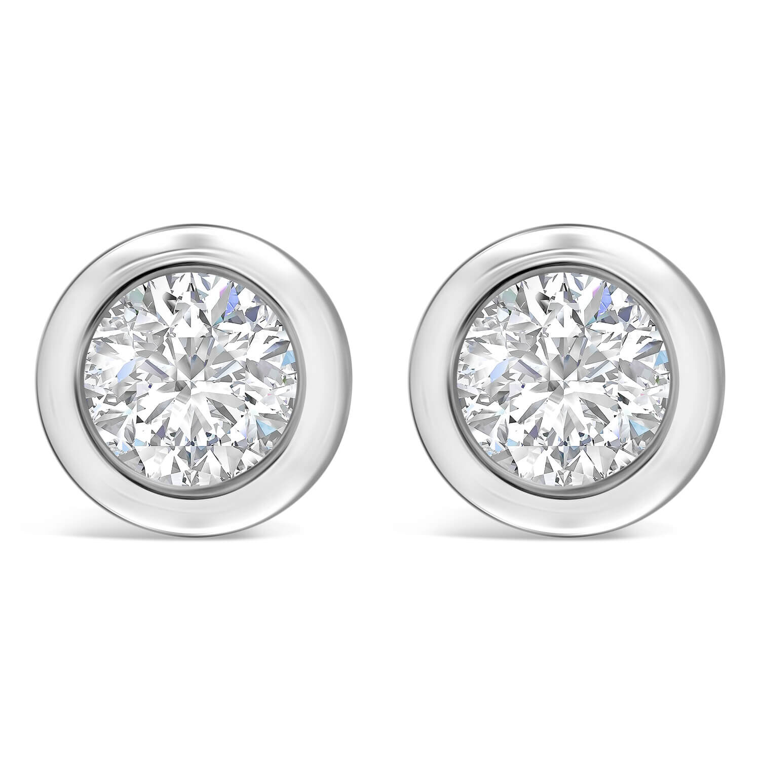 Silver and cubic hotsell zirconia earrings