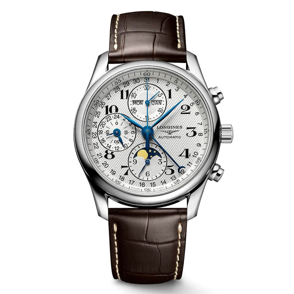 Longines Watchmaking Tradition Master Moonphase 40mm Brown Watch image number 0