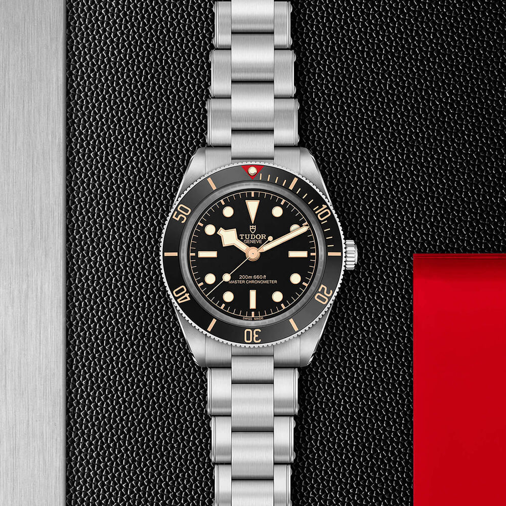 TUDOR Black Bay 58 39mm Black Dial 3-Link Stainless Steel Bracelet Watch