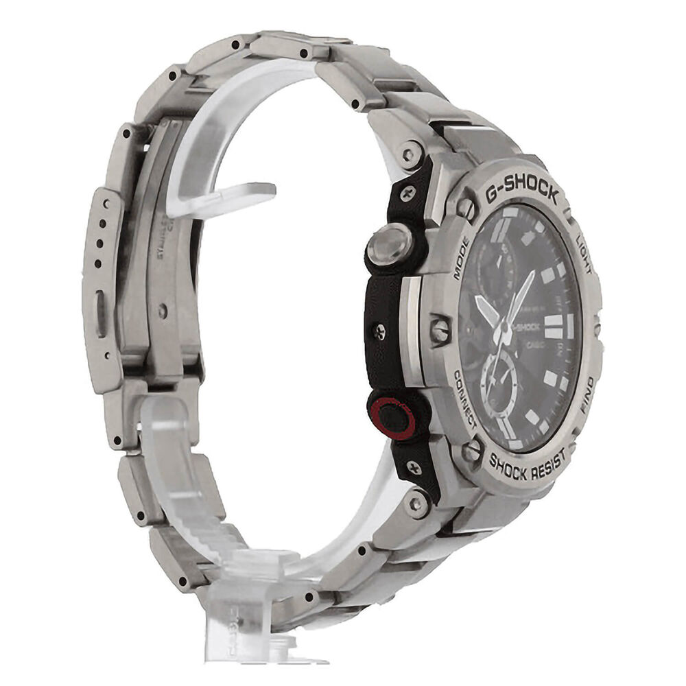 Casio G-Shock 54mm Black Dial Steel Bracelet Watch image number 3