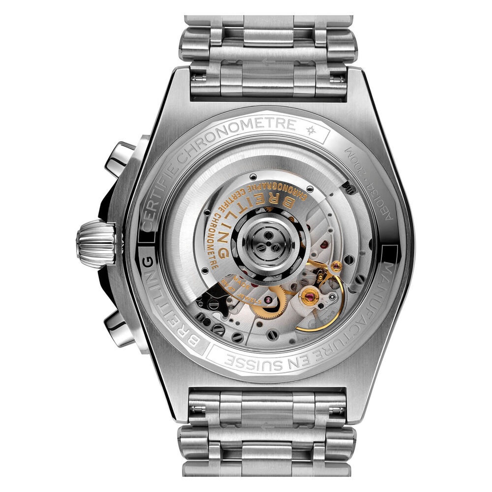 Breitling Chronomat 42mm Mens Steel Dial Steel Bracelet Watch image number 3
