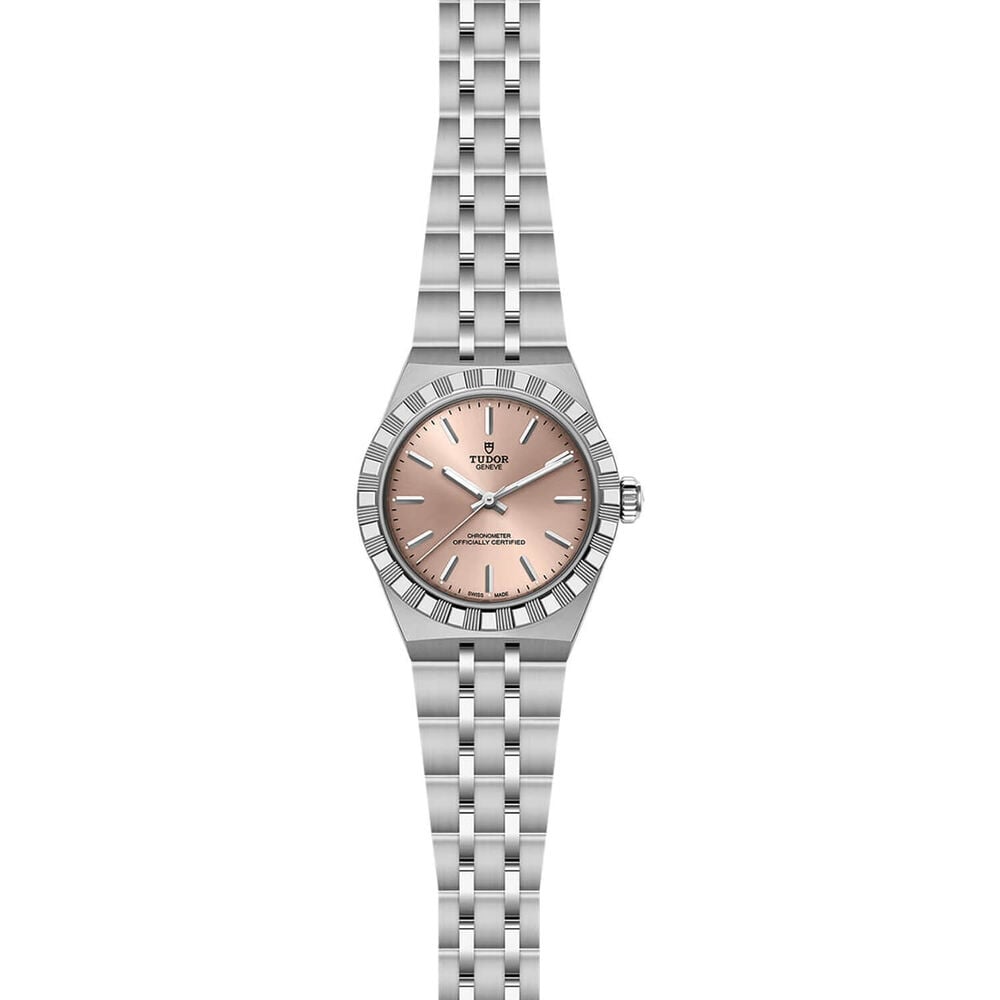 TUDOR Royal 30mm Salmon Dial Stainless Steel Bracelet Watch