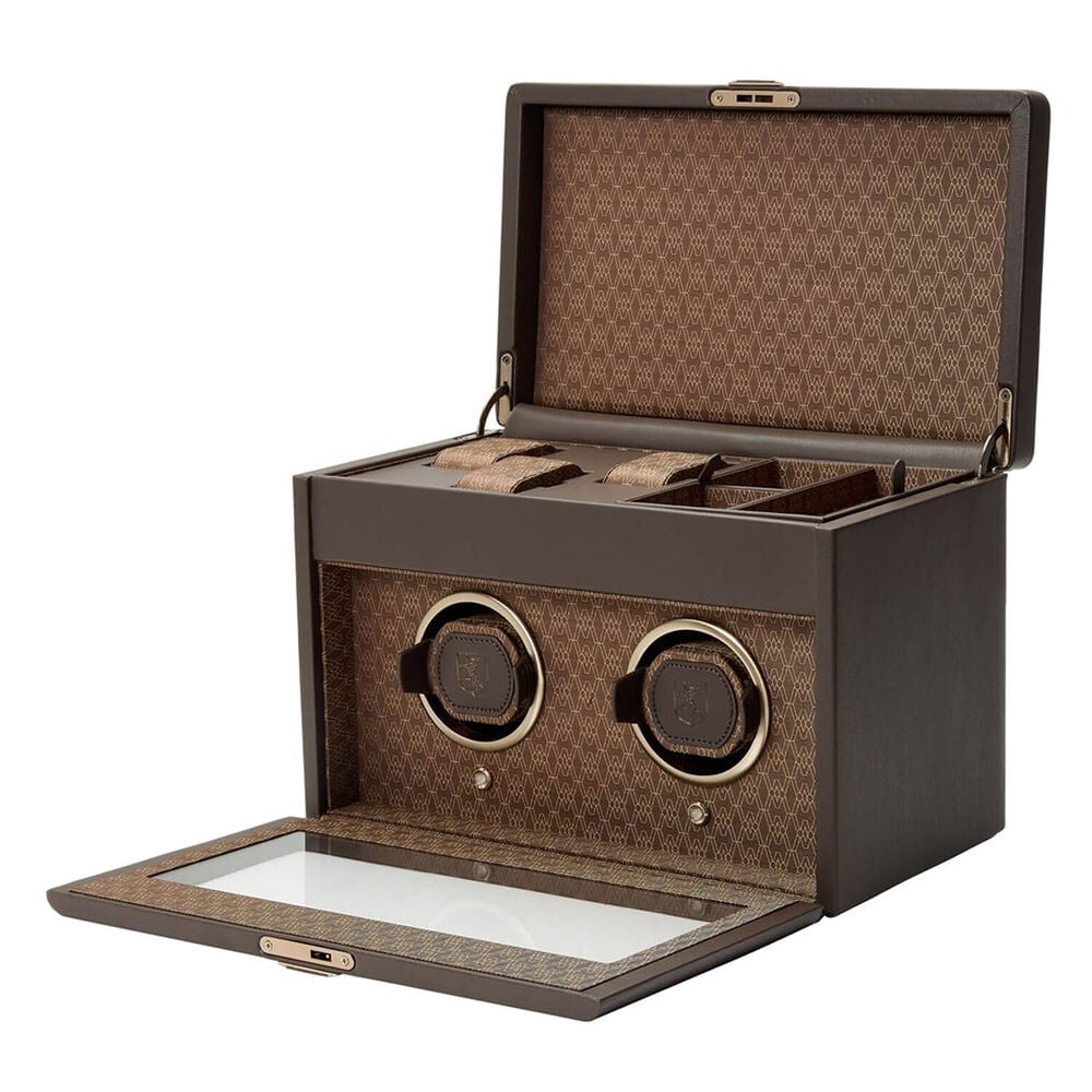 WOLF Earth Double Watch Winder Coffee