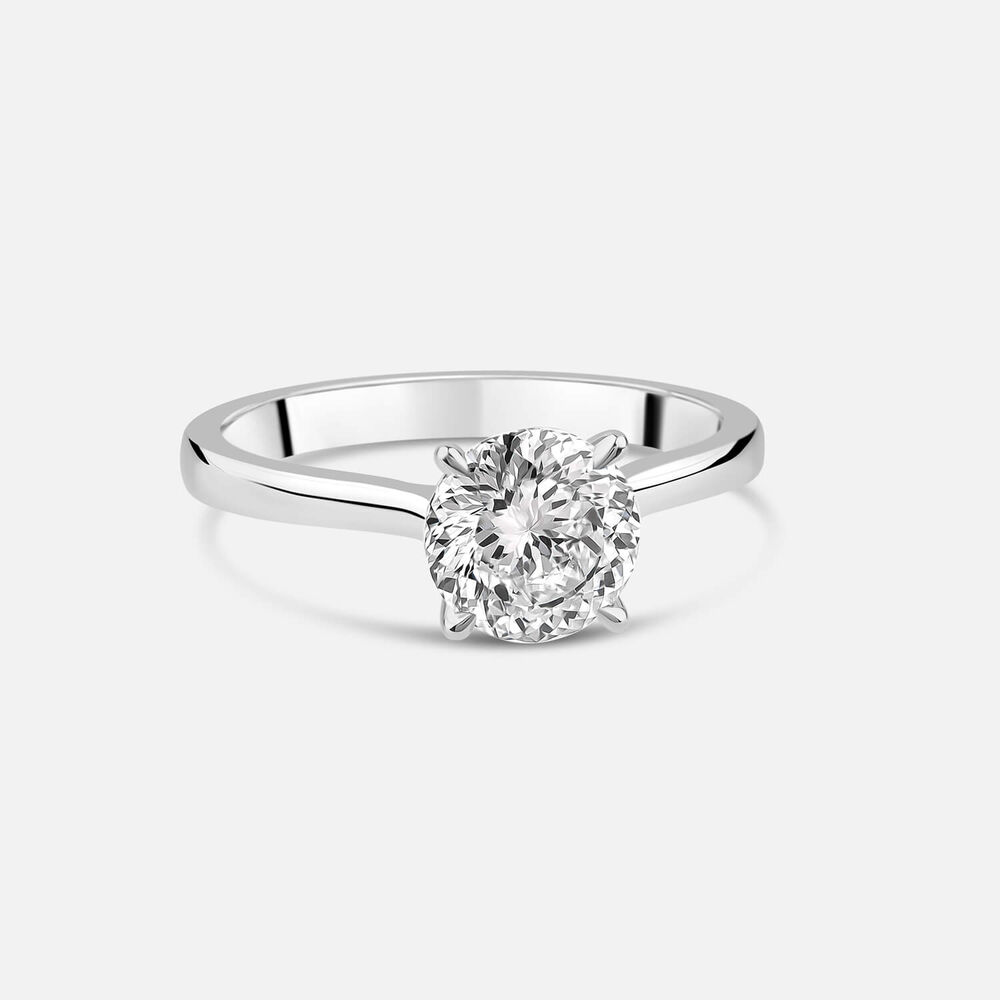 Born NOVA Platinum 1.50ct Round Lab Grown Diamond Solitaire Ring