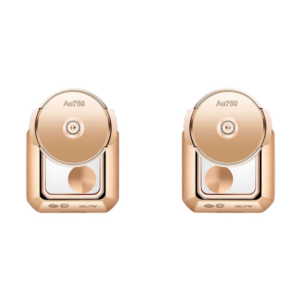 Chopard Happy Diamonds 18ct Rose Gold 0.10ct Single Diamond Stud Earrings image number 3