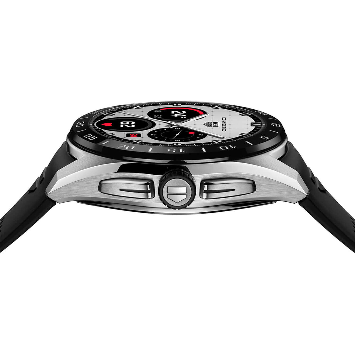 TAG Heuer Connected Calibre E5 45mm Dial Black Strap Watch