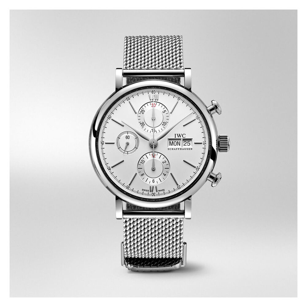 IWC Portofino Men's Automatic Chronograph Bracelet Watch image number 0