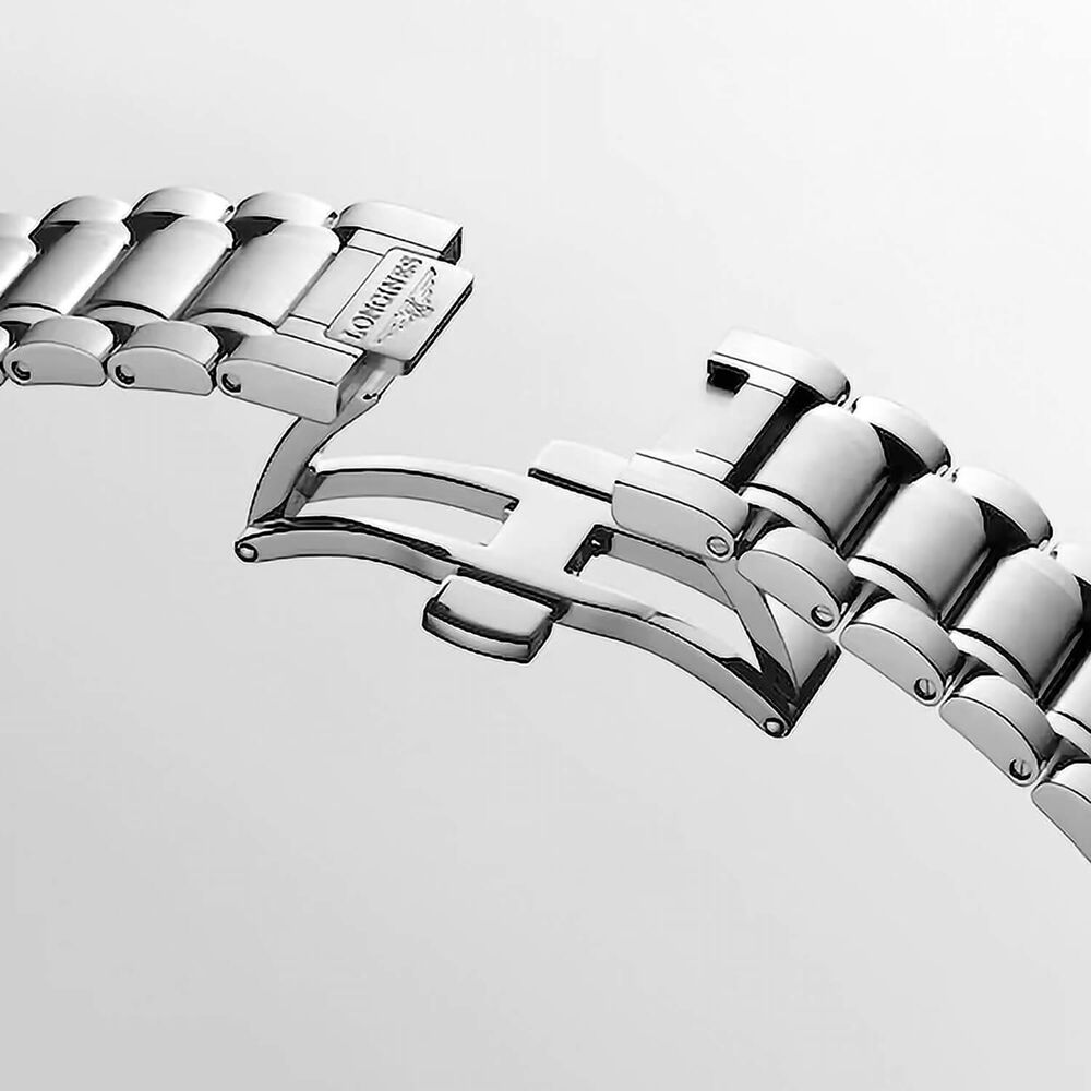 Longines Master Collection 39mm Silver Dial Stainless Steel Bracelet Watch