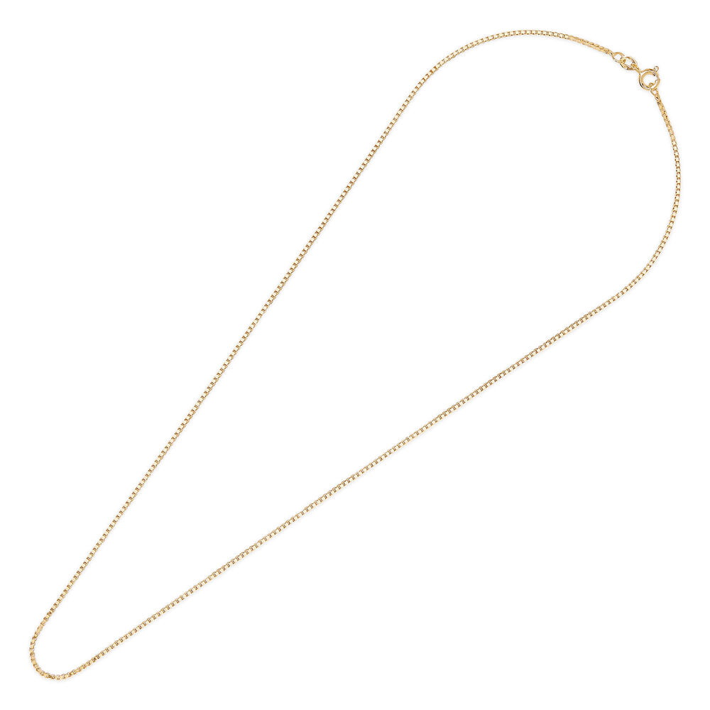 9ct Yellow Gold Venetian Box 20' Chain Necklace image number 2