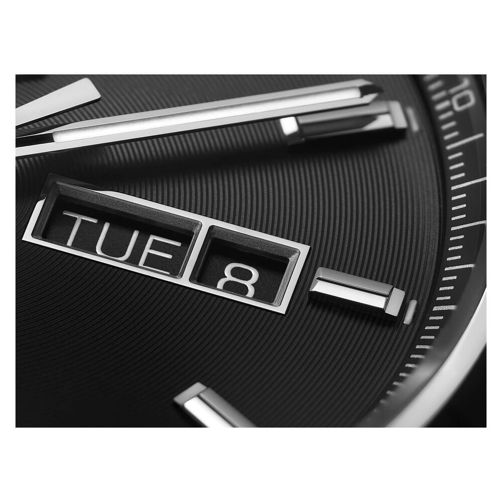 TAG Heuer Carrera Day-Date 41mm Black Dial Stainless Steel Bracelet Watch image number 5