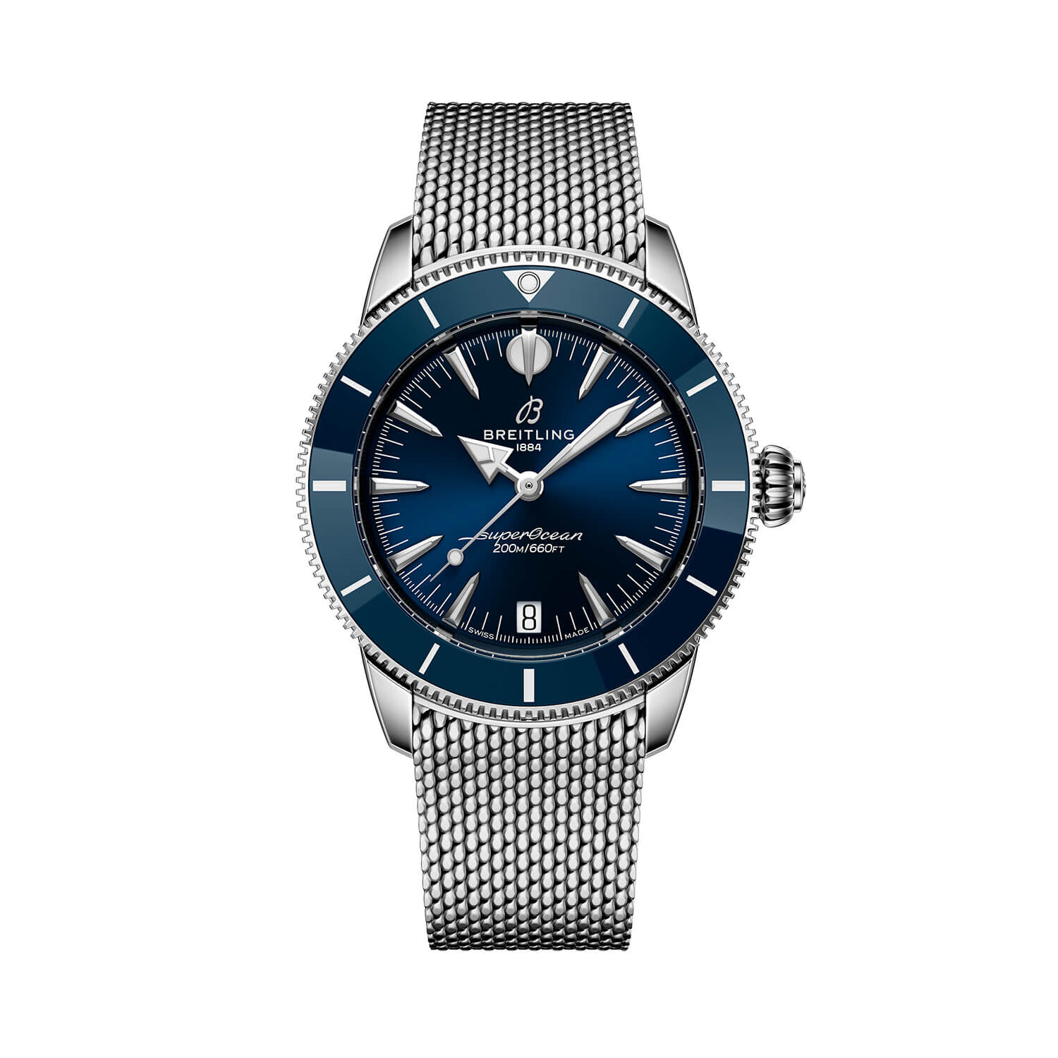 時計 BREITLING SuperOcean Breitling Superocean Heritage 36 Blue Bracelet Watch