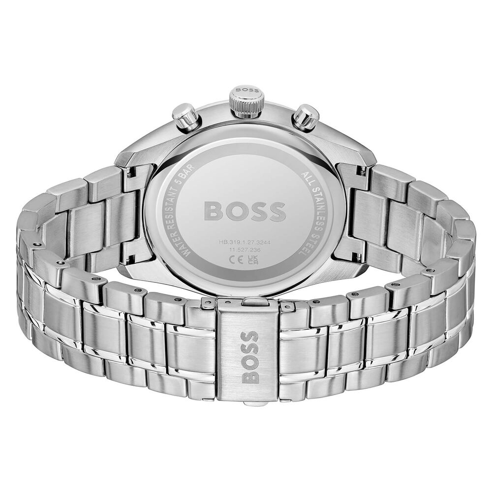 BOSS Grand Prix Chronograph 44.5mm Green Dial Stainless Steel Bracelet Watch image number 3