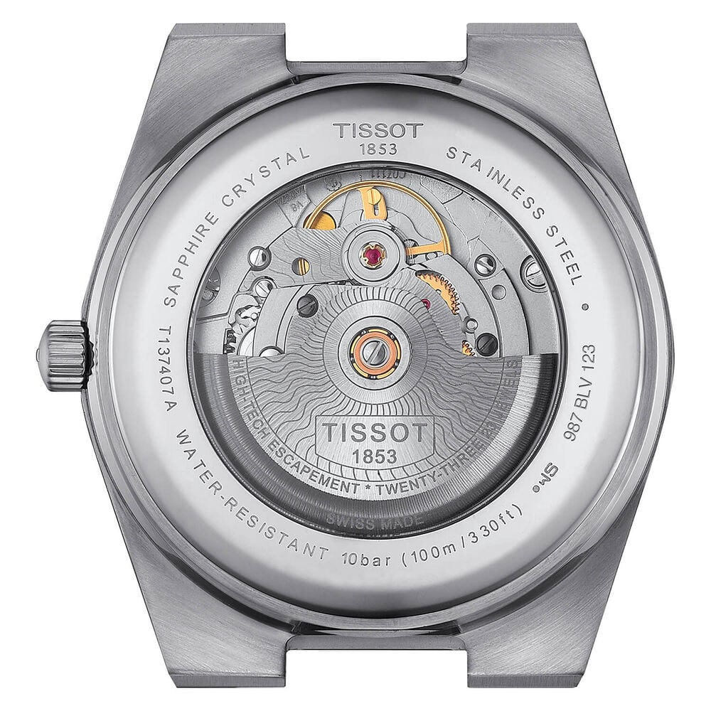 Tissot PRX 40mm Powermatic 80 Black Dial Steel Case Bracelet Watch image number 1